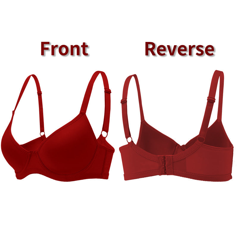 6-Pack Ultra-Soft Seamless Push-Up Bras - Comfortable Everyday Support, Elegant Style, Breathable Cups, Versatile Value Set for Women of All Shapes and Sizes - Perfect for Daily Wear, Lounging, and Layering Under Favorite Tops WX-24811